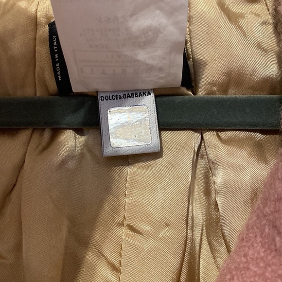 Dolce & gabbana pink heavy jacket nwt size 42 - Picture 4 of 14